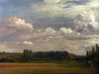 Constable, John - View Towards The Rectory, From East Bergholt House